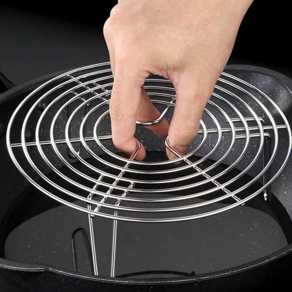 Grille de Cuisson Rond Surélevée Air Fryer - 15.5CM