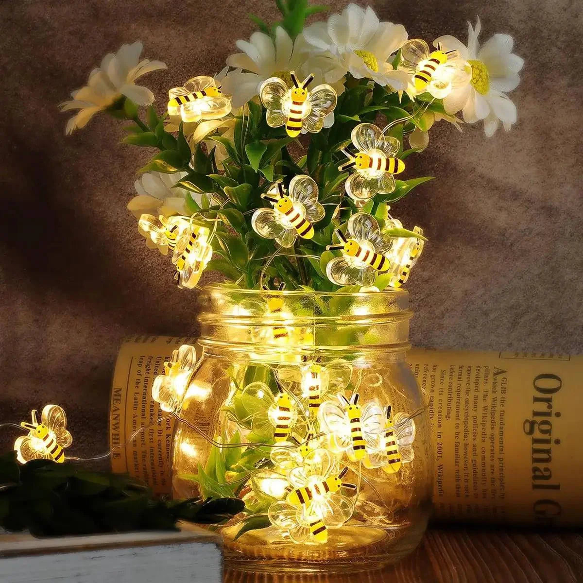 Guirlande LED Abeilles - 1M