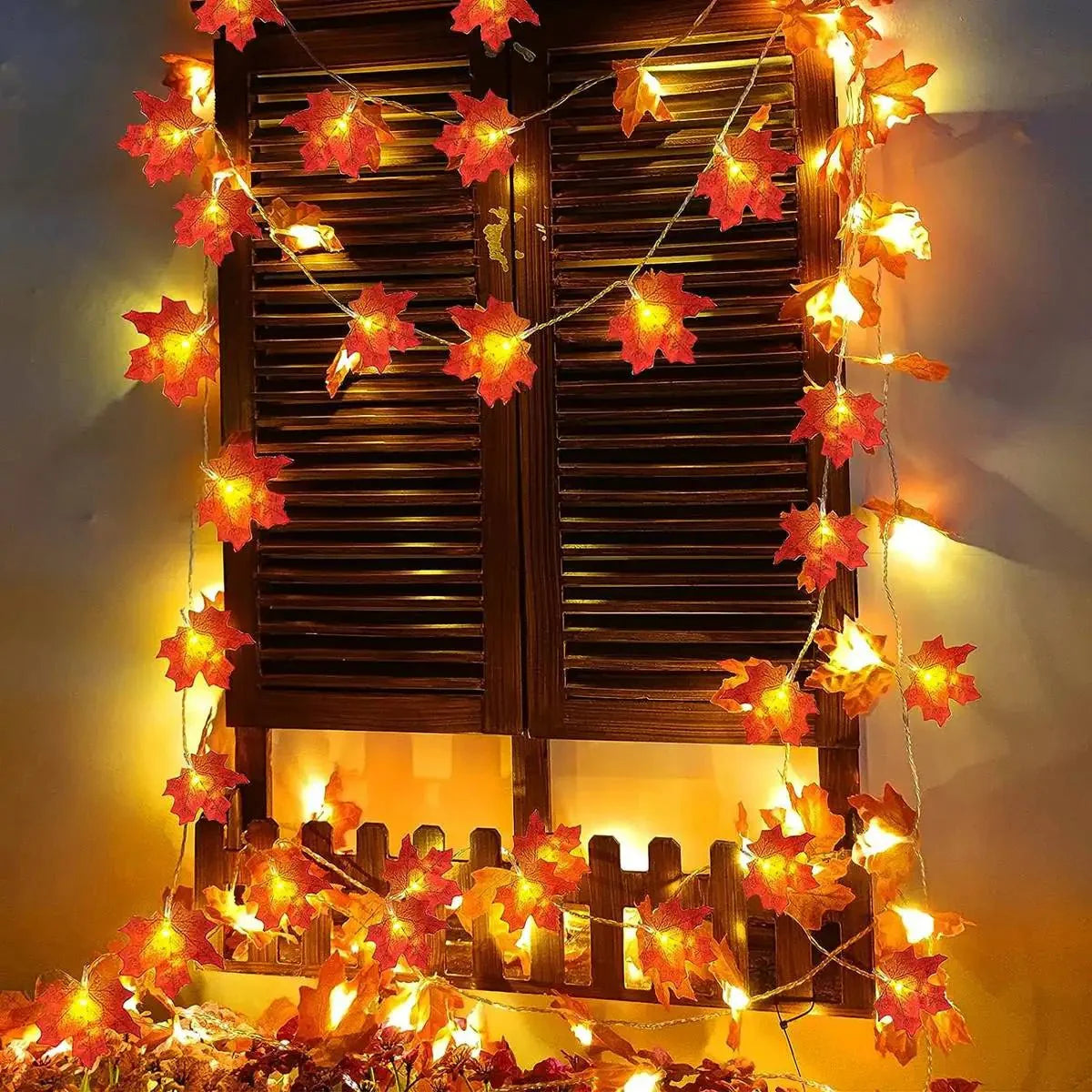 Guirlande LED Feuilles d'Érable - 3m