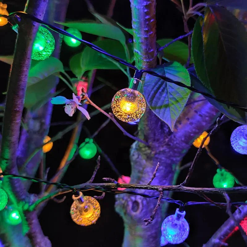 Guirlande LED Guinguette Solaire - blanc chaud