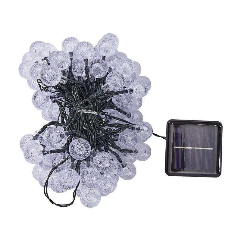 Guirlande LED Guinguette Solaire - Blanc froid