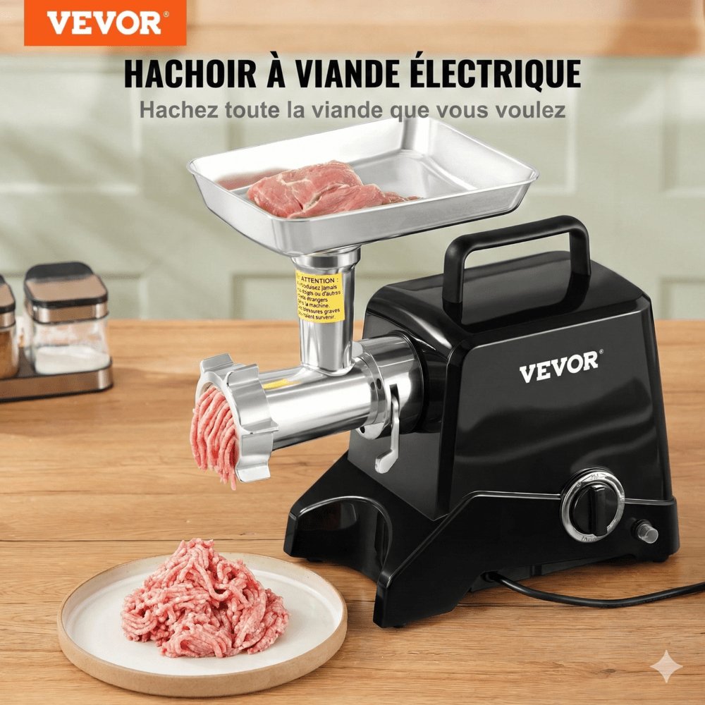 Hacheur Viande Électrique -