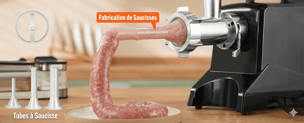 Hacheur Viande Électrique -