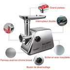 Hachoir a Viande Inox Électrique -