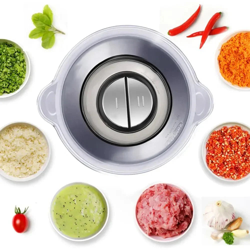 Hachoir Électrique Inox 2L -
