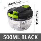 Hachoir Herbes Manuel - 500ML Noir