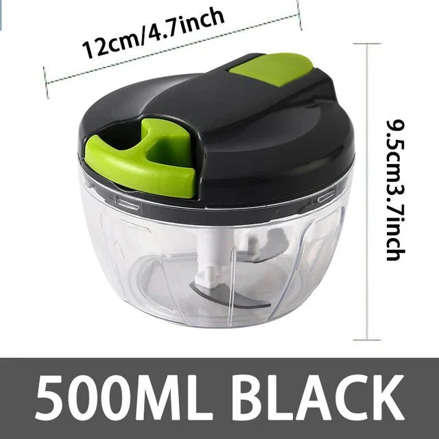 Hachoir Herbes Manuel - 500ML Noir