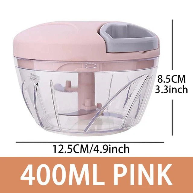 Hachoir Manuel 5 Lames - 400ML Rose