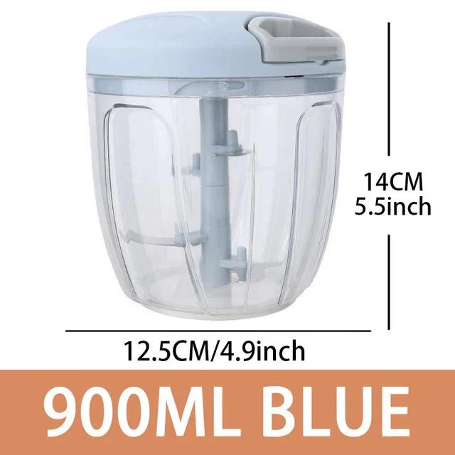 Hachoir Manuel 5 Lames - 900ML Bleu