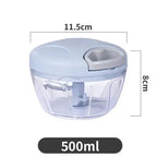 Hachoir Manuel a Fil - Bleu 500ML