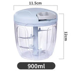 Hachoir Manuel a Fil - Bleu 900ML