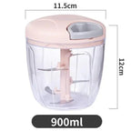 Hachoir Manuel a Fil - Rose 900ML