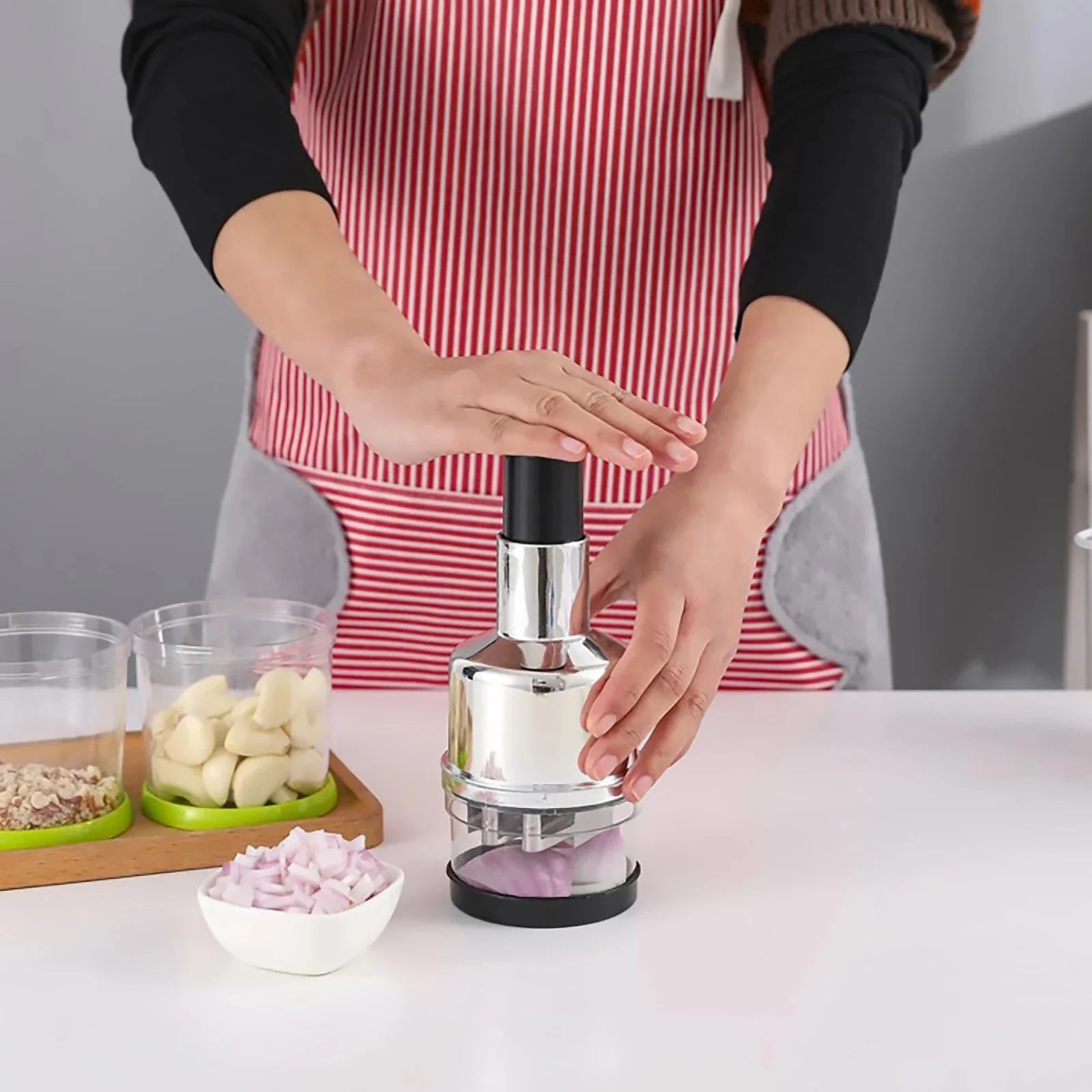 Hachoir Manuel pour Oignons -