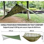 Hamac Bivouac de Camping avec Moustiquaire - A