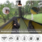 Hamac Bivouac de Camping avec Moustiquaire - A