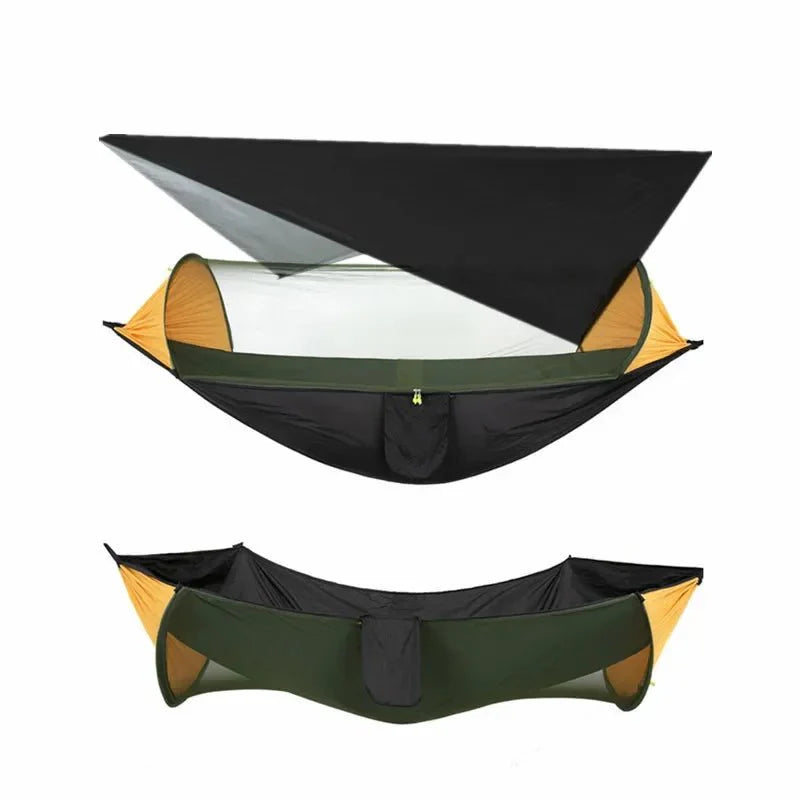Hamac de Camping avec Bâche de Pluie - A