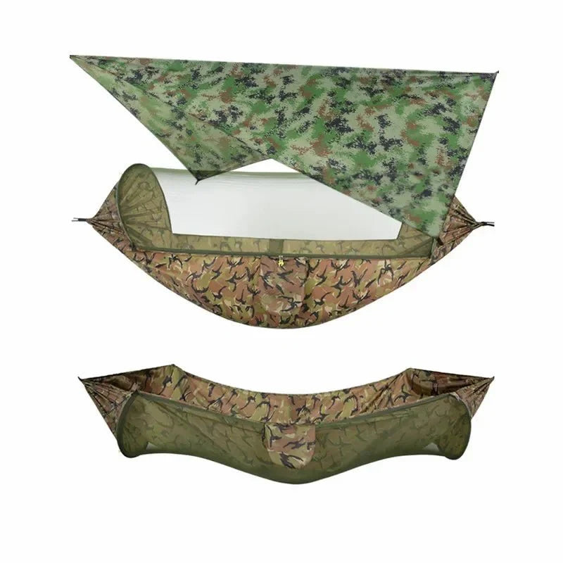 Hamac de Camping avec Bâche de Pluie - K