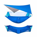 Hamac de Camping avec Bâche de Pluie - P
