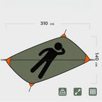 Hamac de Camping avec Moustiquaire -