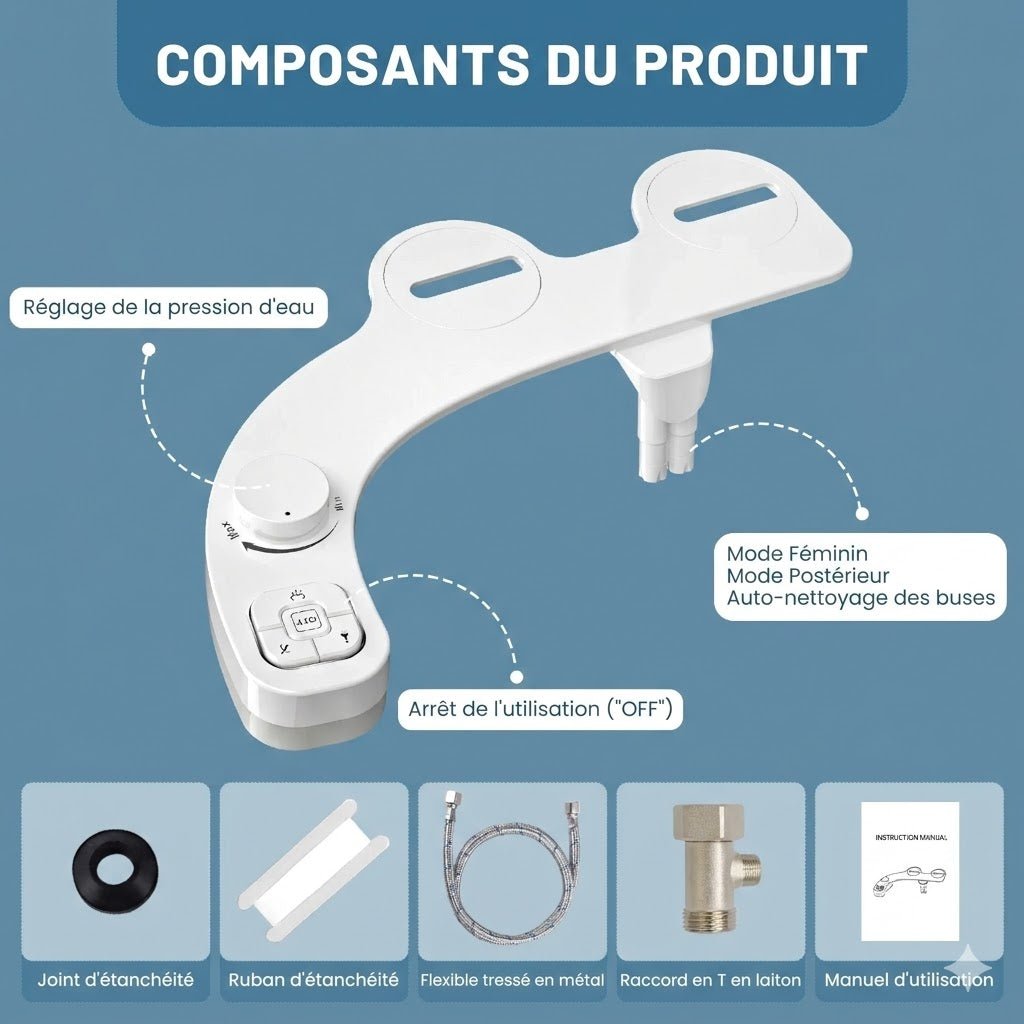 Kit Bidet pour Toilette -
