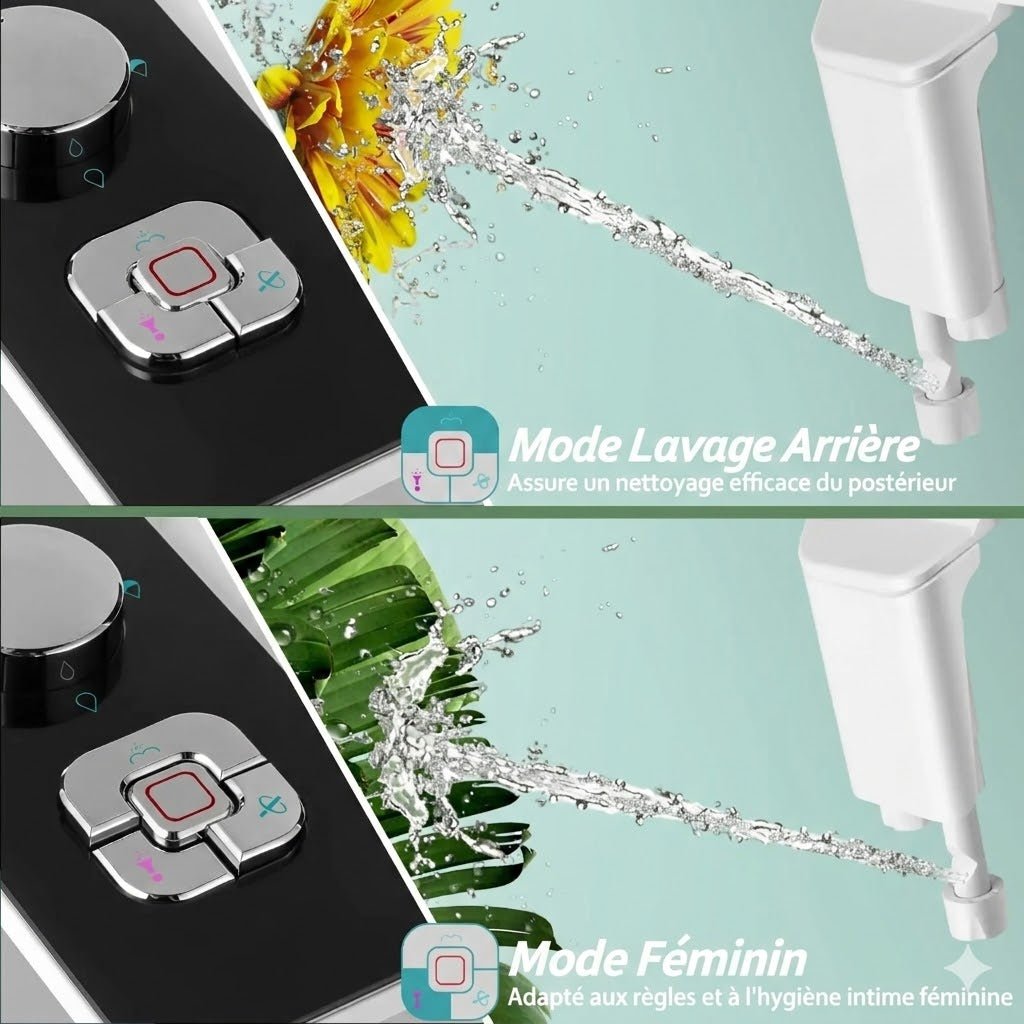 Kit Bidet WC Adaptable Noir -