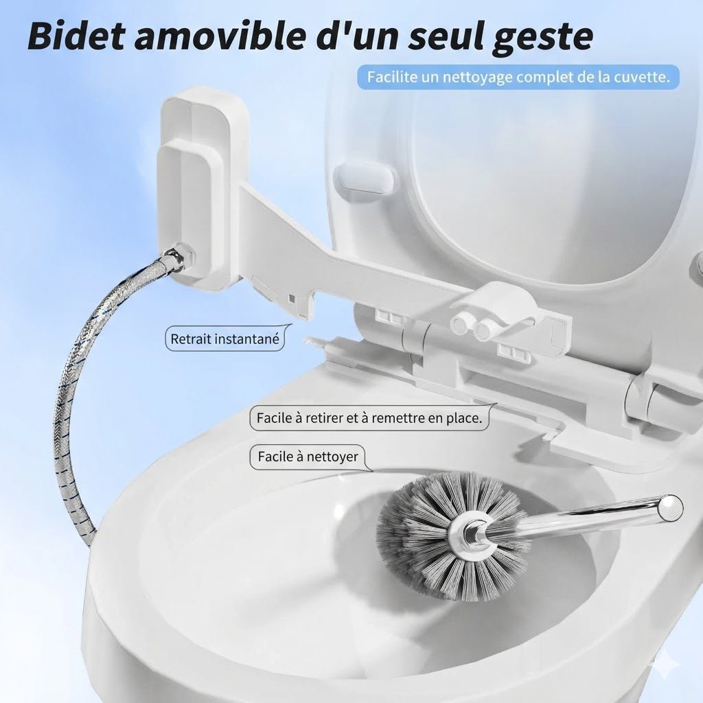 Kit Douchette Intime Auto - Nettoyante WC -