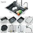 Kit Évier cuisine multifonction - 60X45 A2