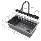Kit Évier cuisine multifonction - 75X45 A Gris