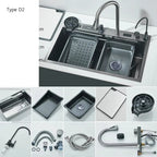 Kit Évier cuisine multifonction - 75X45 D2