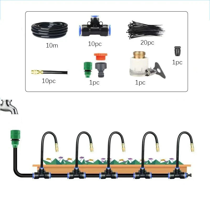 Kit Irrigation Goutte à Goutte Universel - 5m - 5 buses