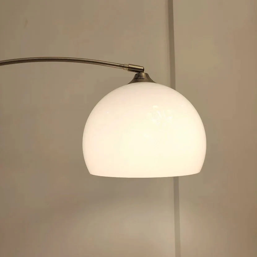 Lampadaire Arc Vintage orange - Blanc