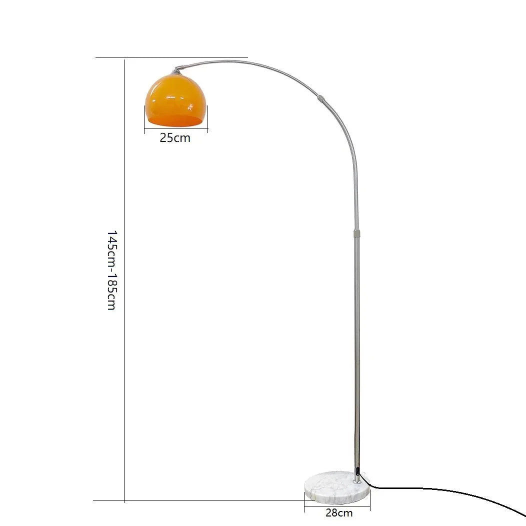 Lampadaire Arc Vintage orange - Orange