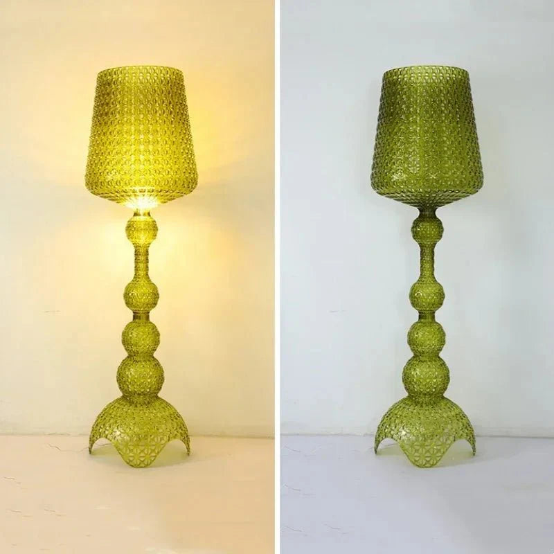 Lampadaire Baroque Transparent Style Cristal - D50 H166CM transparant