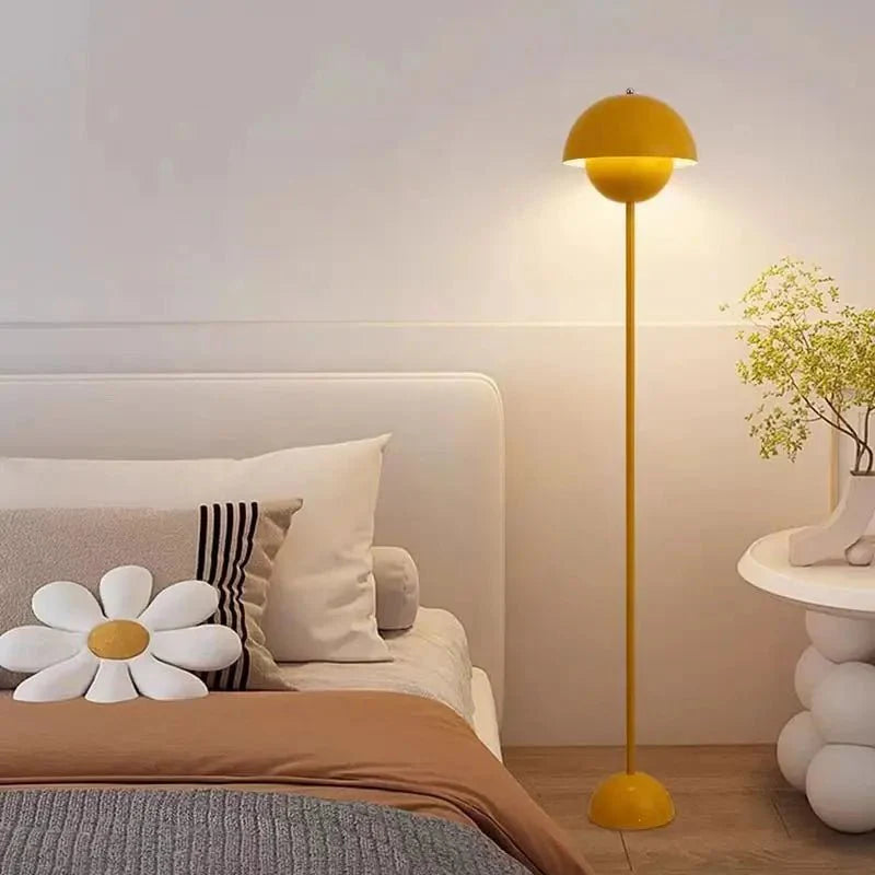 Lampadaire Champignon Rétro 70s 165cm - Jaune