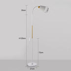 Lampadaire Classique Abat - Jour Orientable - Blanc