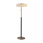 Lampadaire Classique Droit avec Abat - jour Cylindrique - Intensité variable