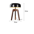 Lampadaire Design Bois Massif et Abat - jour Champignon - B
