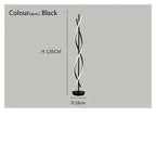 Lampadaire LED Spirale Design Moderne - A