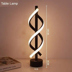 Lampadaire LED Spirale Design Moderne - C