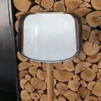 Lampadaire Scandinave Bois et Verre - Blanc froid