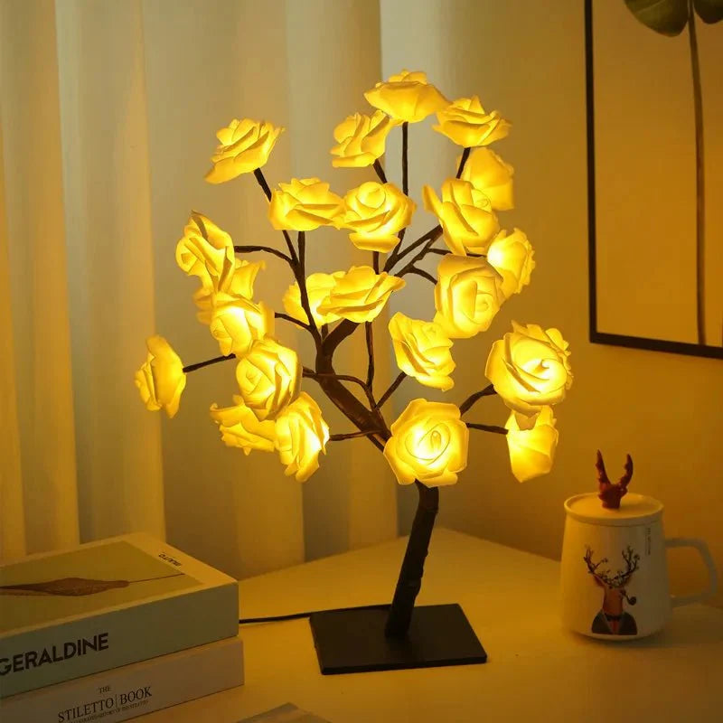 Lampe Arbre à Roses Lumineuses LED - B