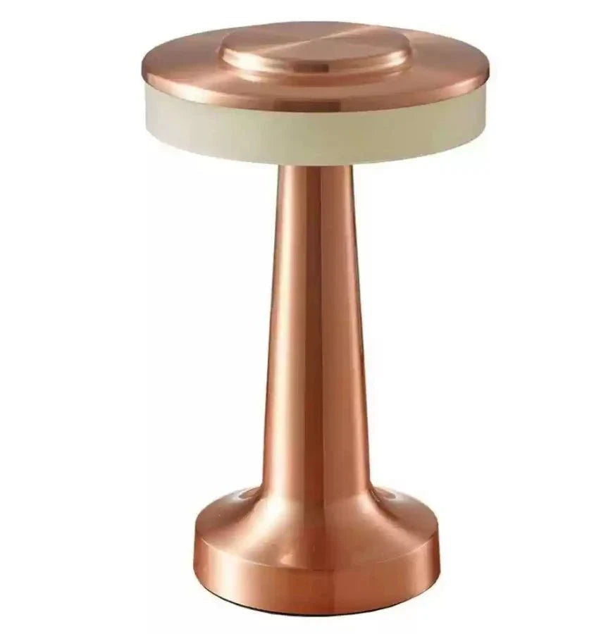 Lampe de Chevet Champignon en Métal - Bronze