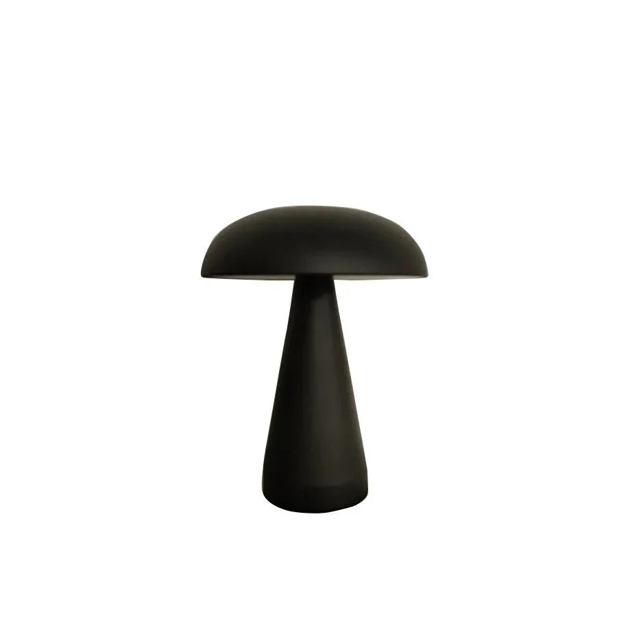 Lampe de Chevet Champignon Métal - Noir
