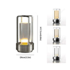 Lampe de Chevet Design Lanterne - Argentée