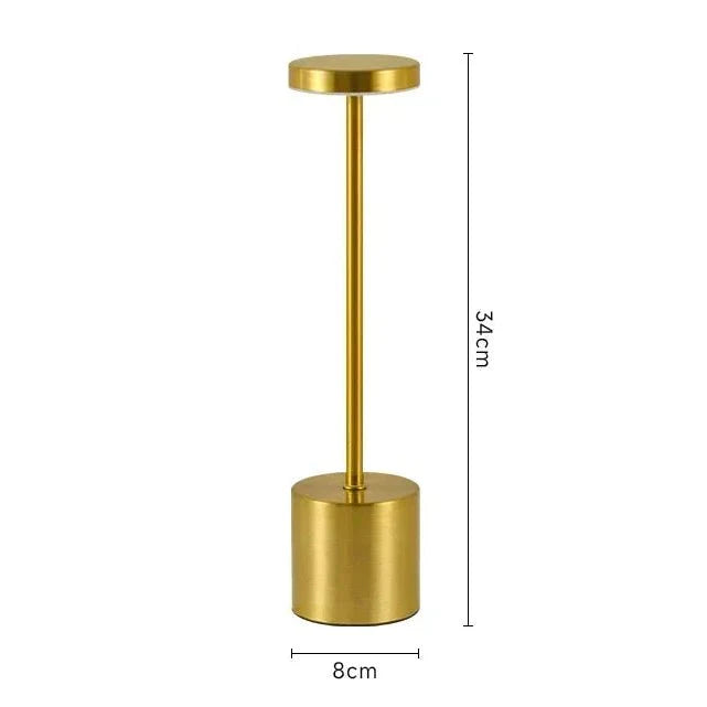 Lampe de Chevet Design Minimaliste - Dorée