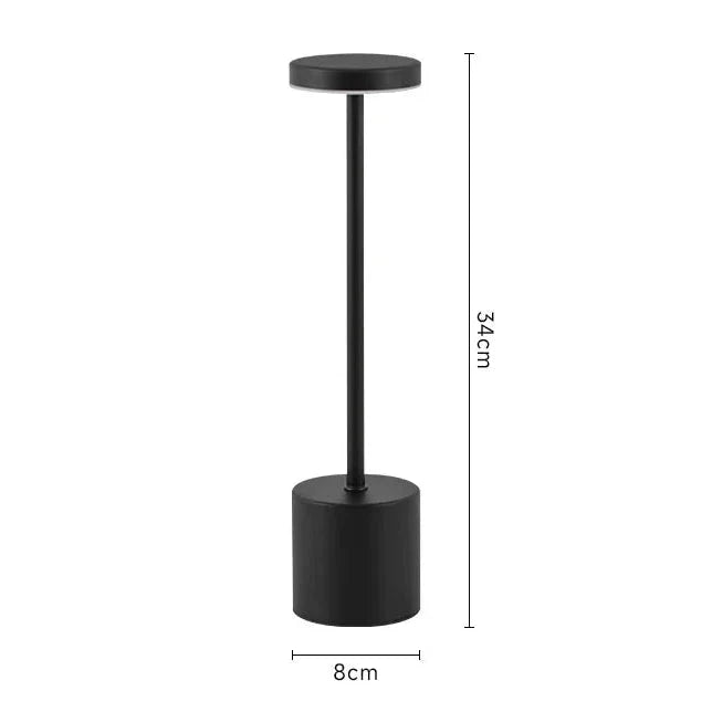 Lampe de Chevet Design Minimaliste - Noir