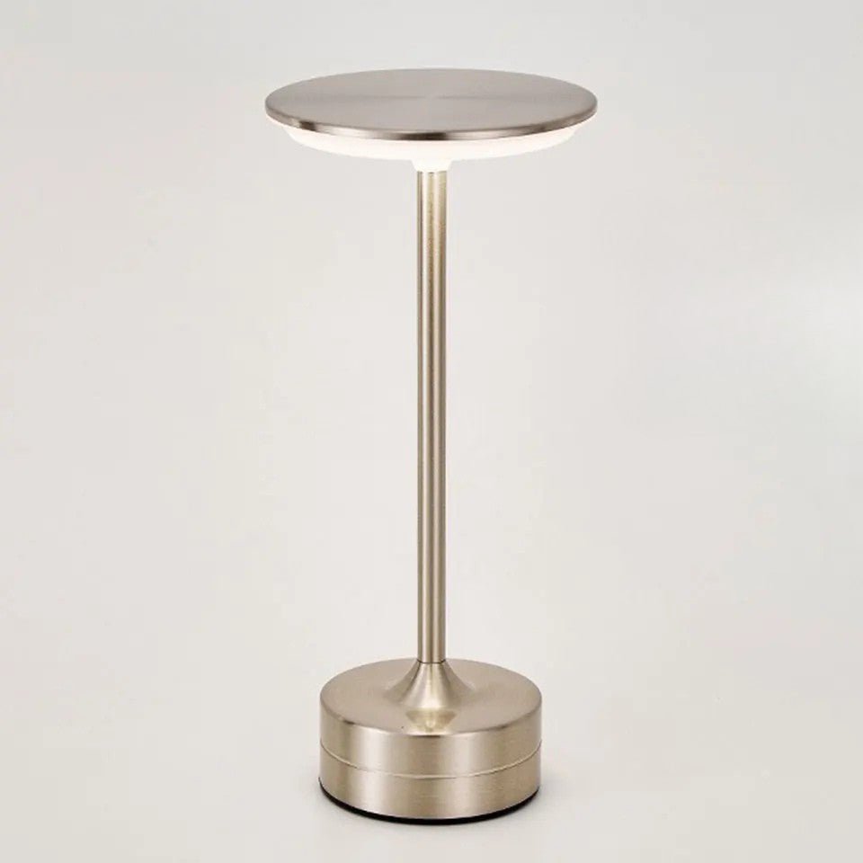 Lampe de Chevet Extra Plate Tactile - Argentée