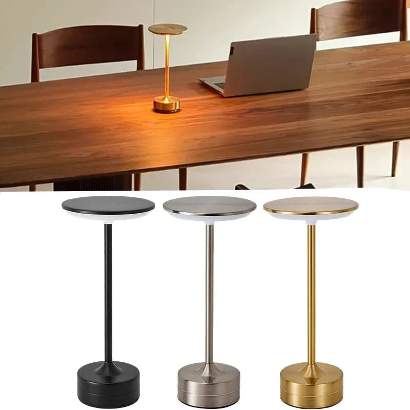 Lampe de Chevet Extra Plate Tactile - Dorée