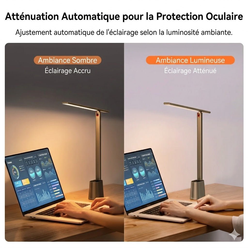 Lampe de Chevet Pliable - Blanc