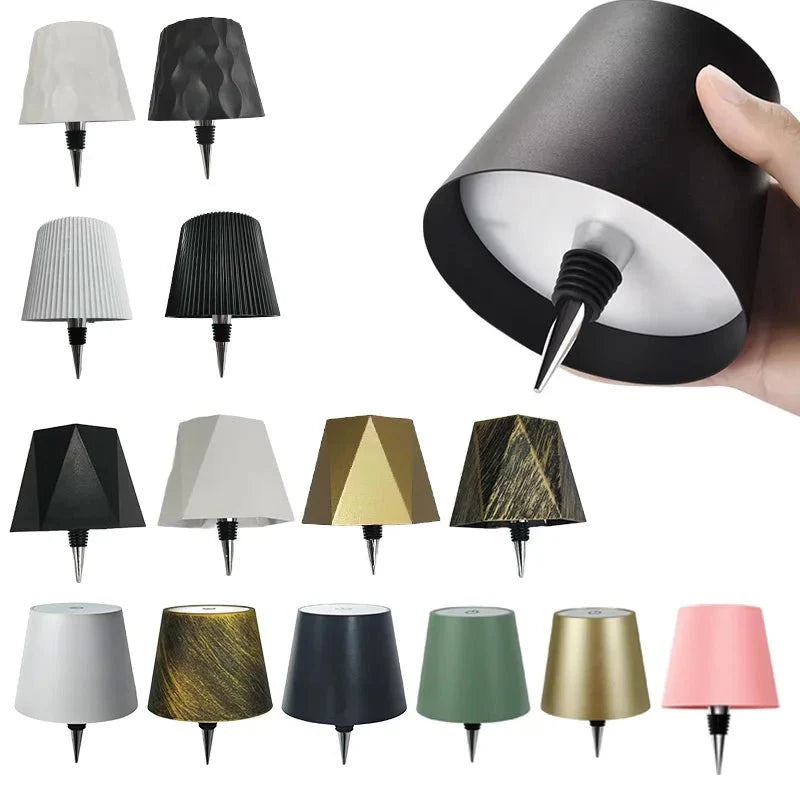 Lampe de Chevet Sans Fil pour Bouteille - A